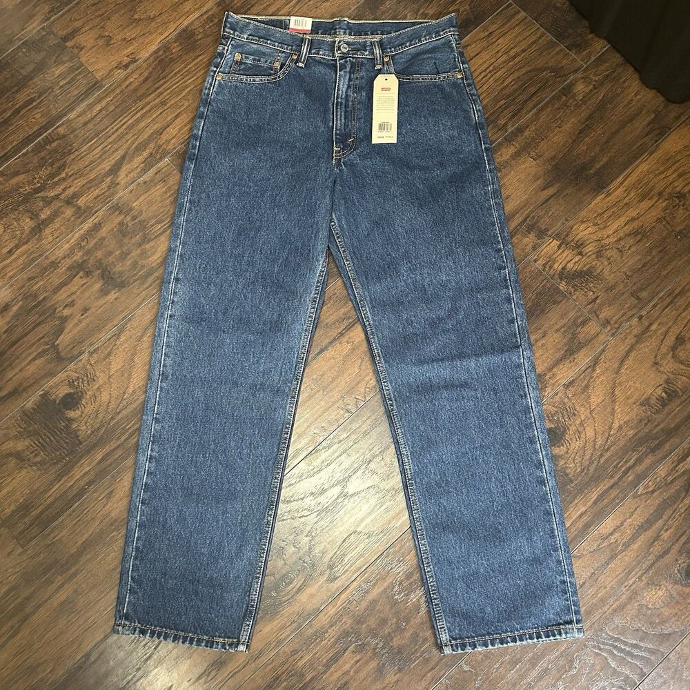 NWT Levi's Mens 550 Relaxed Fit Blue Jeans Size 34 x 32